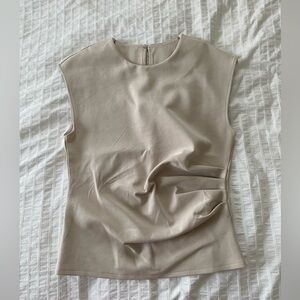 Zara cream shell NWT